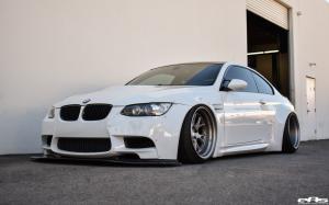 BMW M3 Coupe Alpine White by Liberty Walk and EAS 2018 года